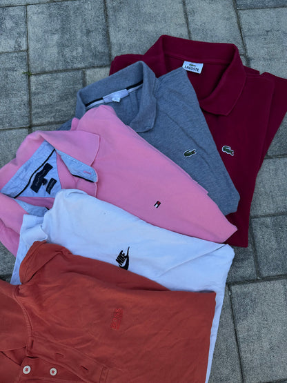 5x Koszulki Polo Markowe Mix | Ralph Lauren, Lacoste, Tommy Hilfiger, Nike itd