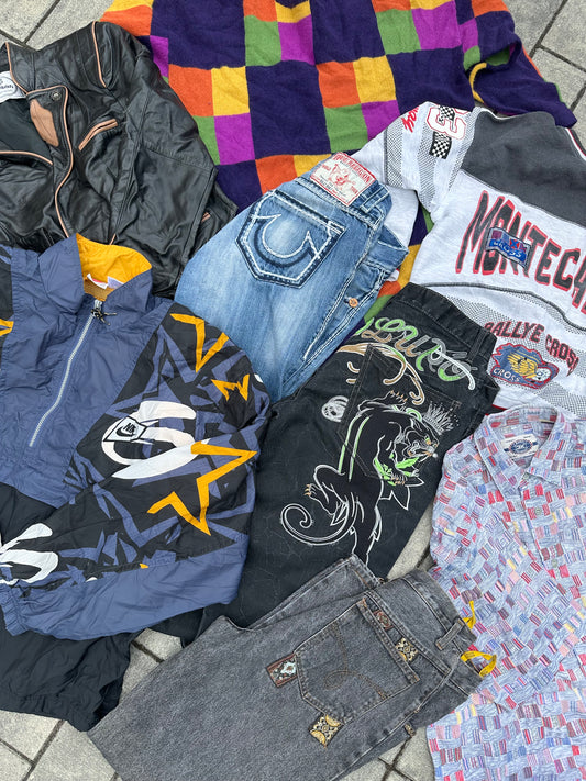 5 sztuk odzieży Retro Vintage – unikalny mix lat 80/90 🔥